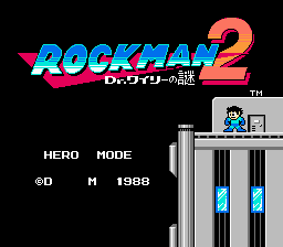 Rockman 2 - Hero Mode Title Screen